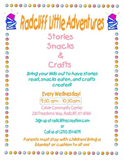 Radcliff Little Adventures Flyer